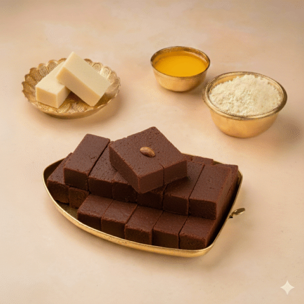 Chocolate mysore pak